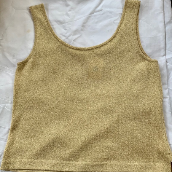 St. John Basics Sleeveless Knit Top, Sz M - Picture 3 of 5